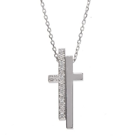 gucci flower necklace|gucci split cross necklace.